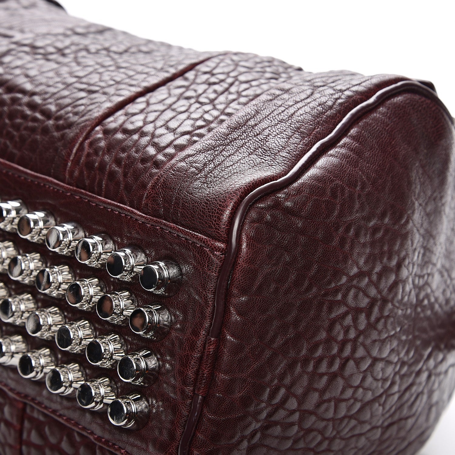 Alexander Wang Pebbled Lambskin Rockie Beet Rhodium Hardware 10 of 10