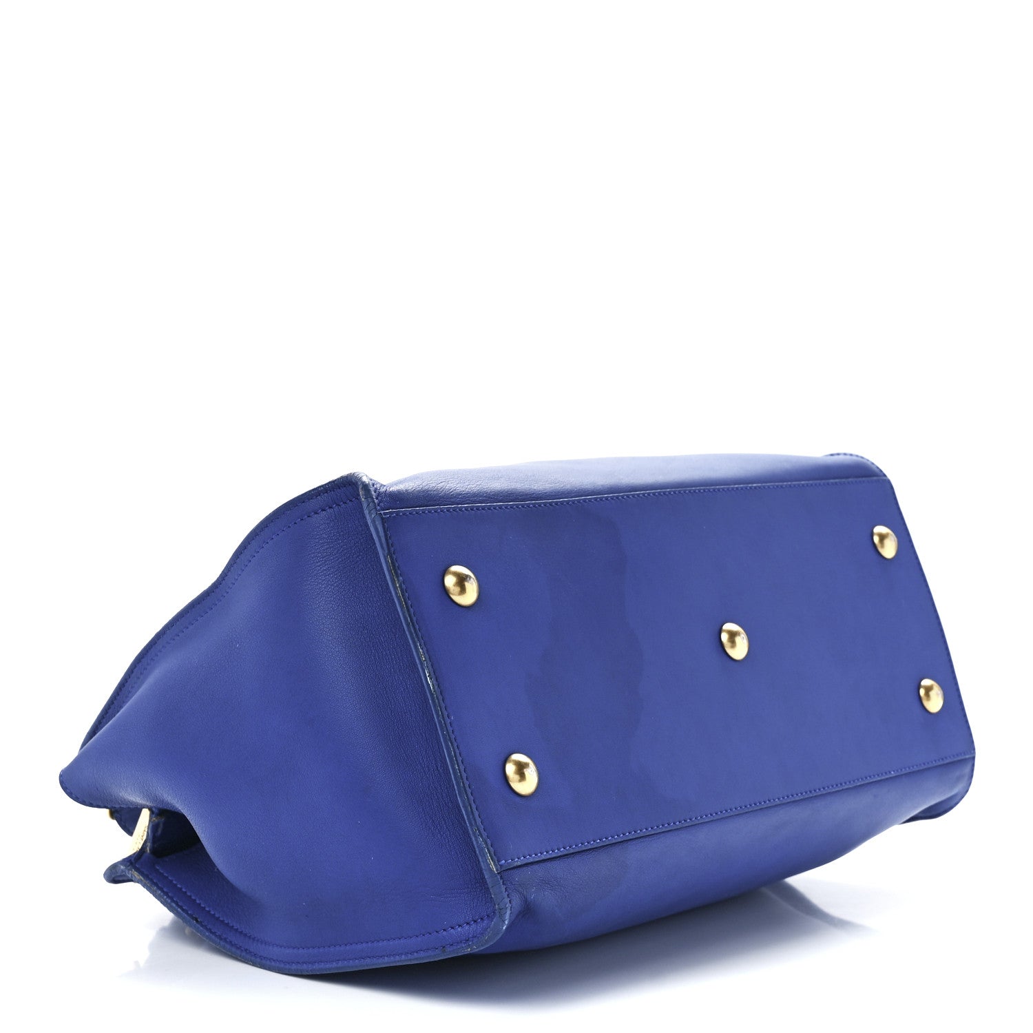 Saint Laurent Calfskin Small Classic Y Cabas Royal Blue 4 of 13