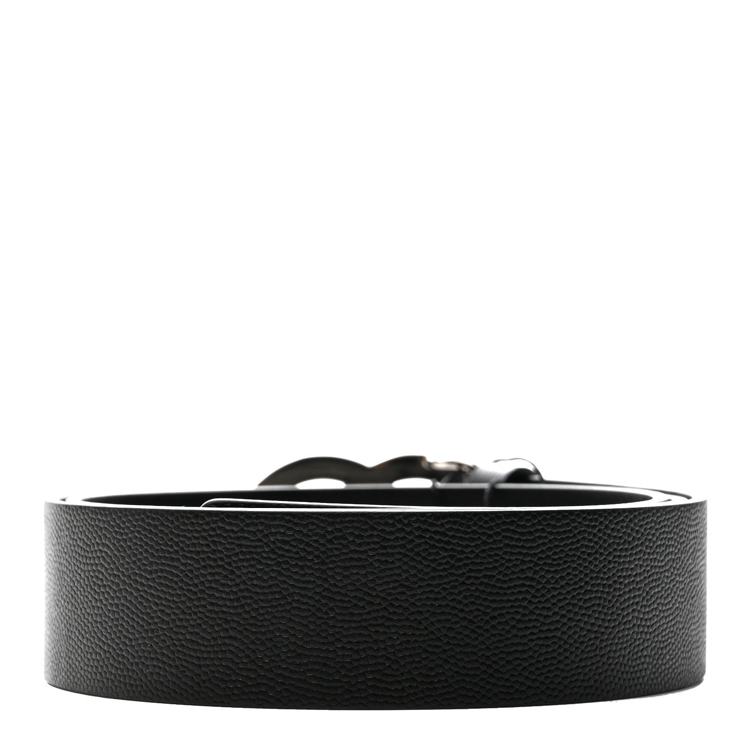 Chanel Caviar CC Logo Belt 85 34 Black 2 of 6