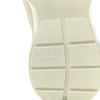 Gucci Calfskin Mouth Print Womens Rhyton Sneakers 38 Ivory 6 of 9