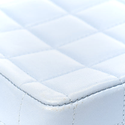 Chanel Lambskin East West Chocolate Bar Flap Light Blue 17 of 20