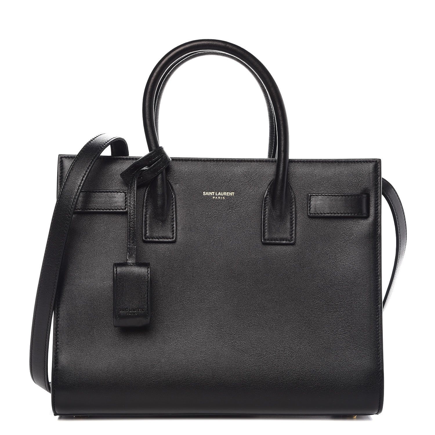Saint Laurent Calfskin Baby Sac de Jour Black 1 of 8
