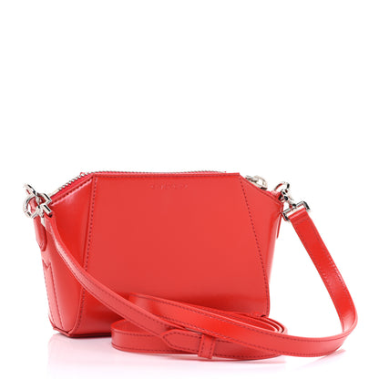 Givenchy Smooth Calfskin Nano Antigona Red 3 of 12