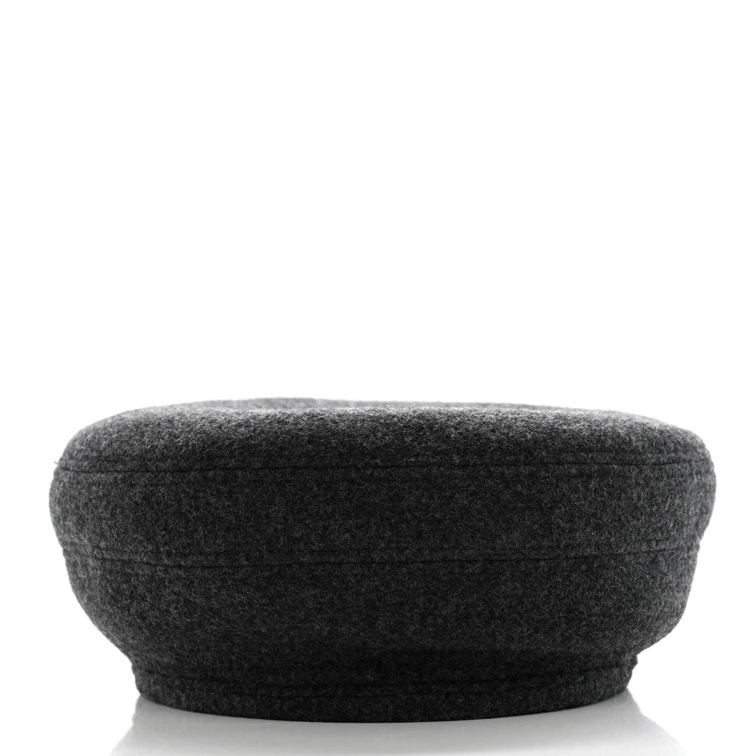 Hermes Wool Cashmere Saint Honore Clou De Selle Beret Black 3 of 8