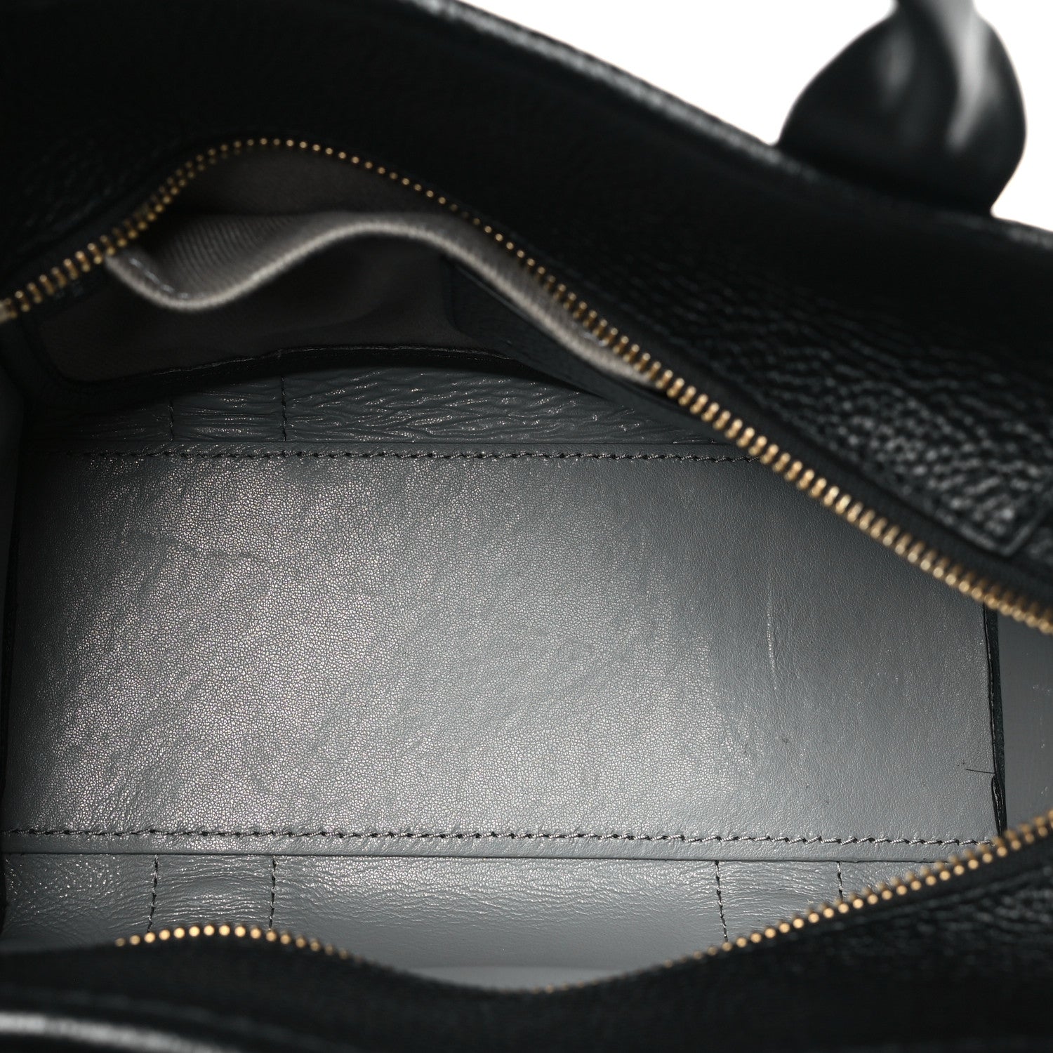 Marc Jacobs Grained Calfskin Small The Tote Bag Black 5 of 9