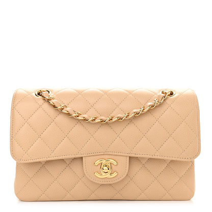 Chanel Caviar Quilted Small Double Flap Beige 1 of 16