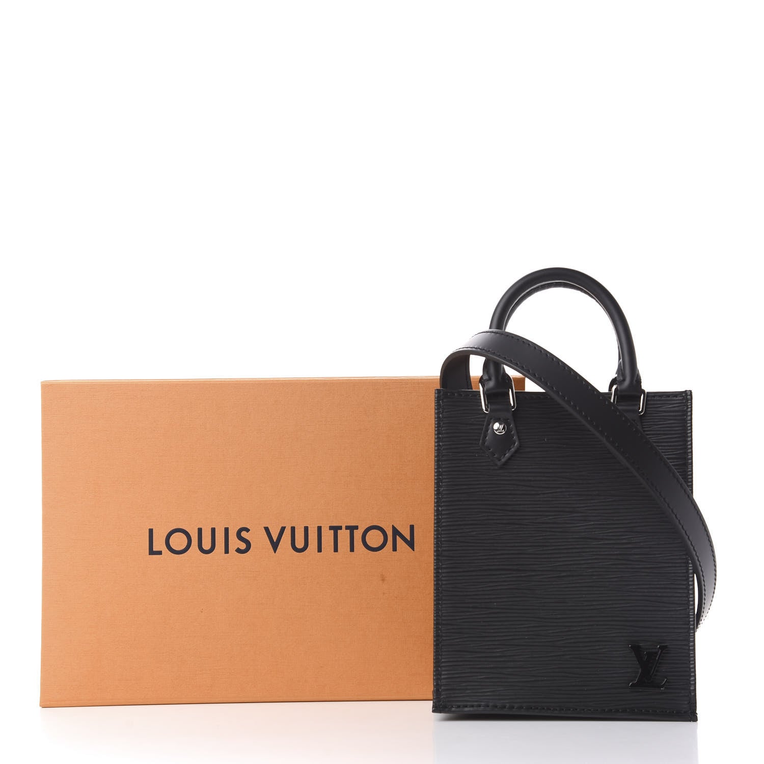 Louis Vuitton Epi Petit Sac Plat Black 11 of 11