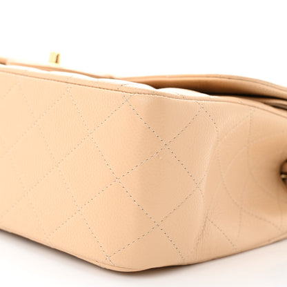 Chanel Caviar Quilted Jumbo Double Flap Light Beige 10 of 12
