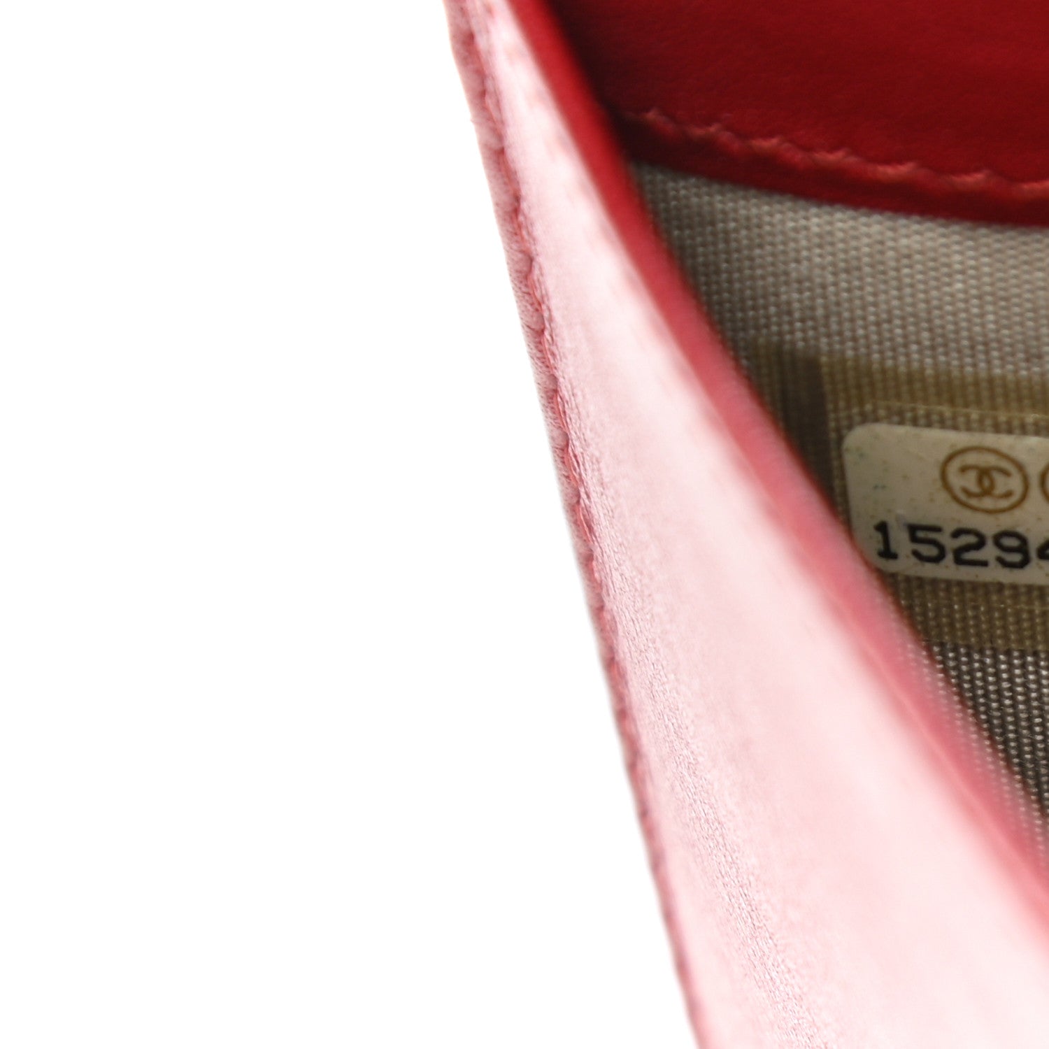 Chanel Patent Quilted Brilliant Yen Wallet Red 8 of 9