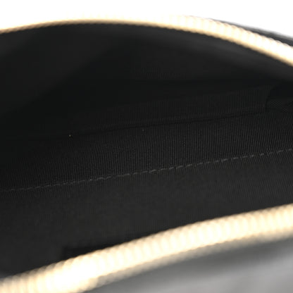 Chanel Crumpled Glazed Lambskin Quilted Waist Bag Fanny Pack Black 5 of 13