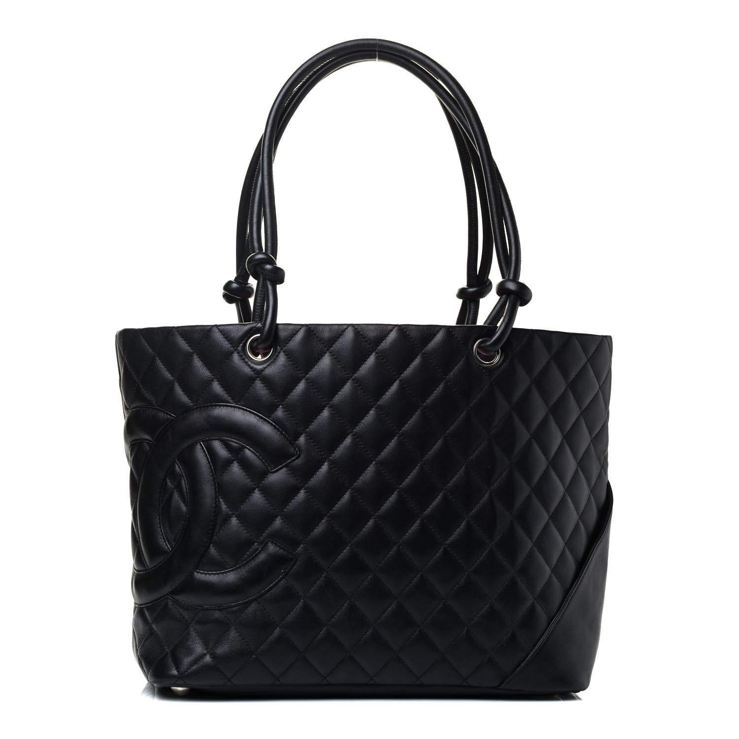 Chanel Calfskin Quilted Large Cambon Tote Black 1 of 13