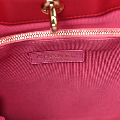 Chanel Lambskin Quilted Large 31 Shopping Bag Pink Light Red 6 of 9
