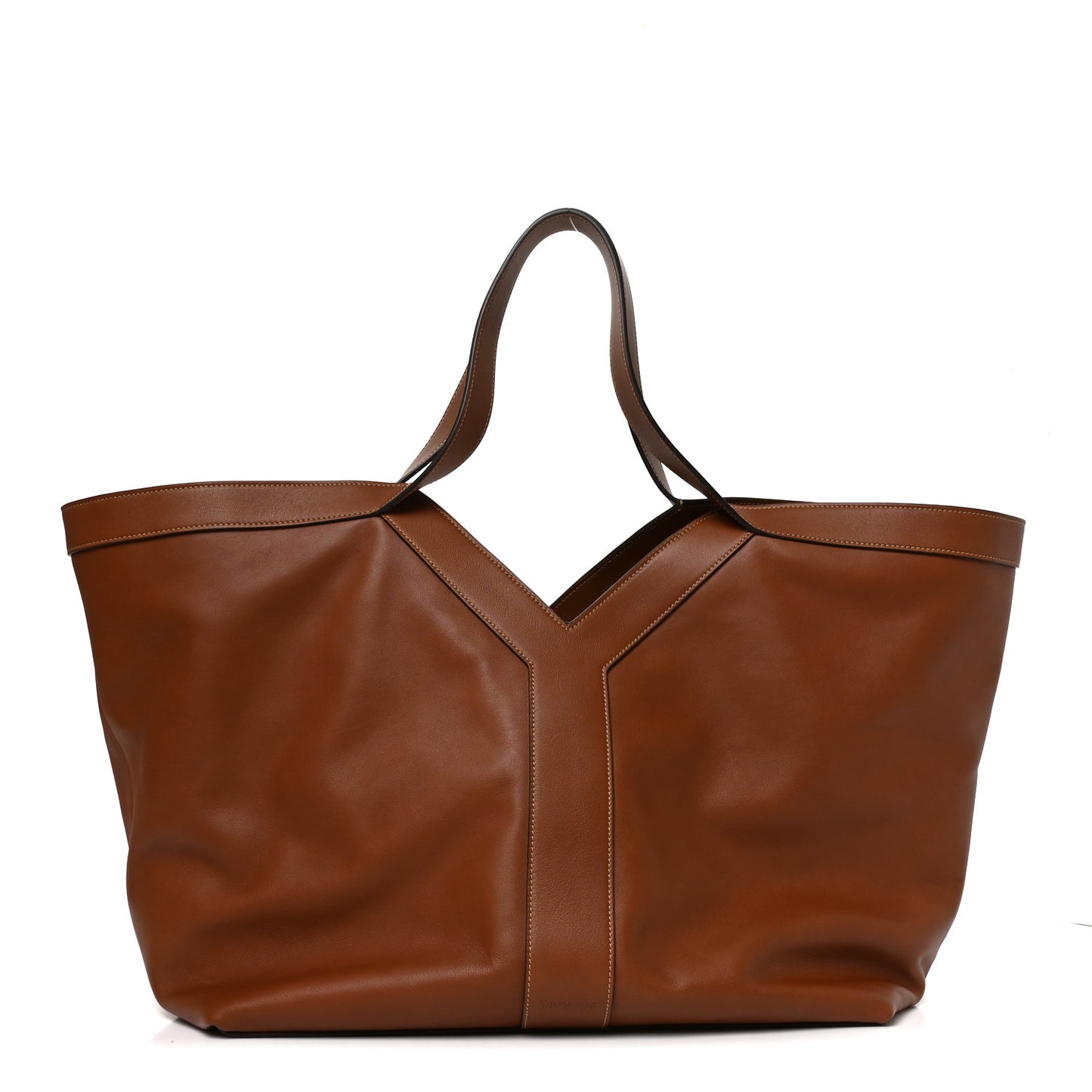Calfskin Y Tote Brick