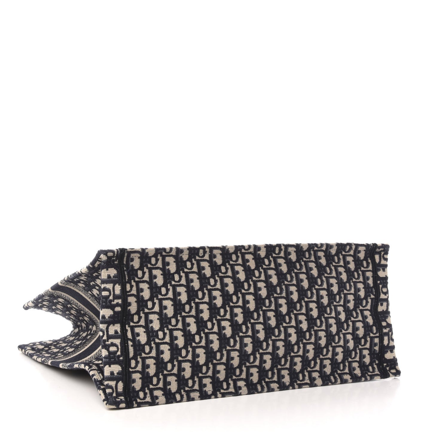 Oblique Book Tote Blue Multicolor