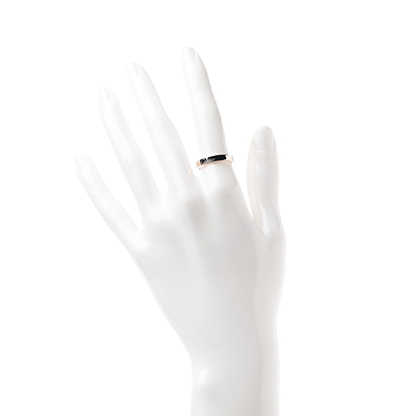 18K Pink Gold 3mm C De Wedding Band Ring 52 6