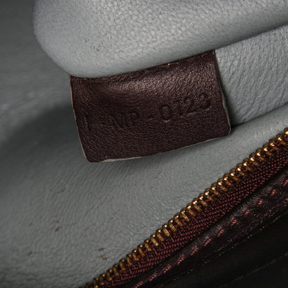 Celine Smooth Calfskin Suede Medium Tri-Color Trapeze Dark Grey 9 of 23