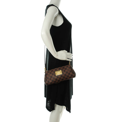 Louis Vuitton Damier Ebene Eva Clutch 2 of 7