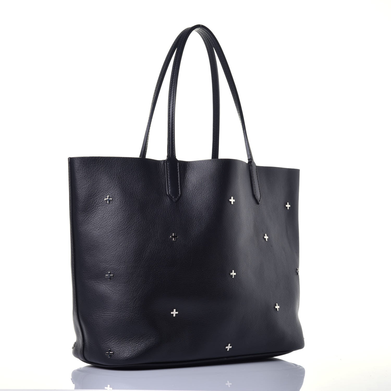 Givenchy Calfskin Metal Cross Small Antigona Tote Black 5 of 15