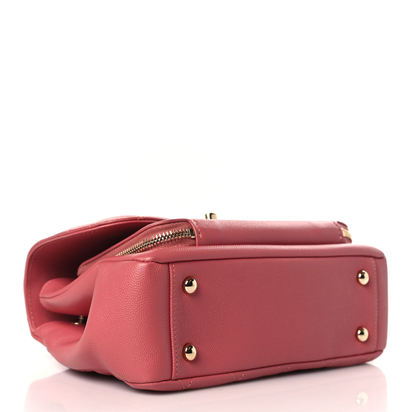 Caviar Quilted Medium Business Affinity Flap Pink