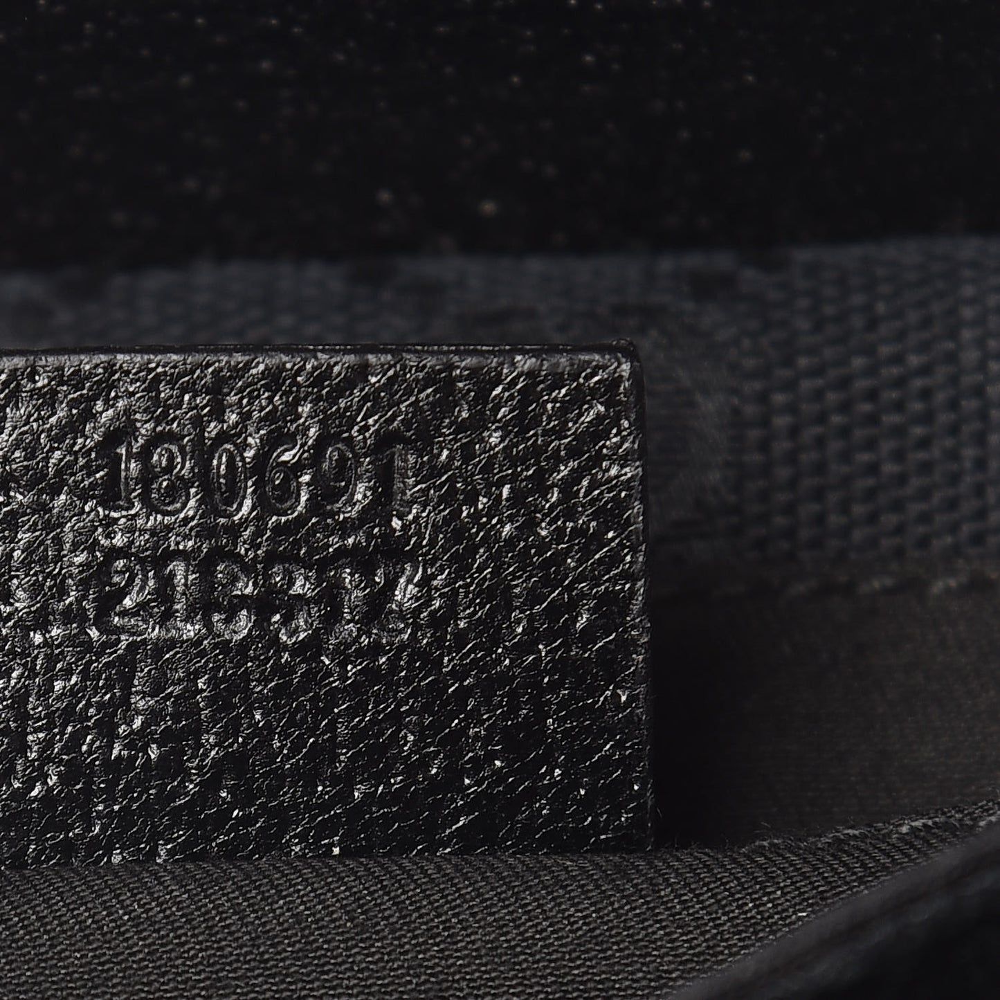 Monogram Web Belt Pouch Bag Black