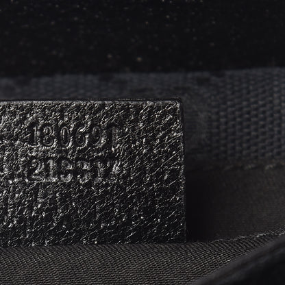 Gucci Monogram Web Belt Pouch Bag Black 7 of 10