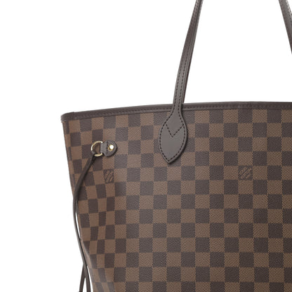 Louis Vuitton Damier Ebene Neo Neverfull MM Rose Ballerine 8 of 11