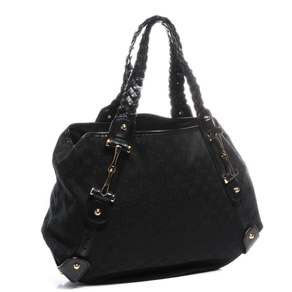 Gucci Monogram Medium Pelham Shoulder Bag Black 3 of 9