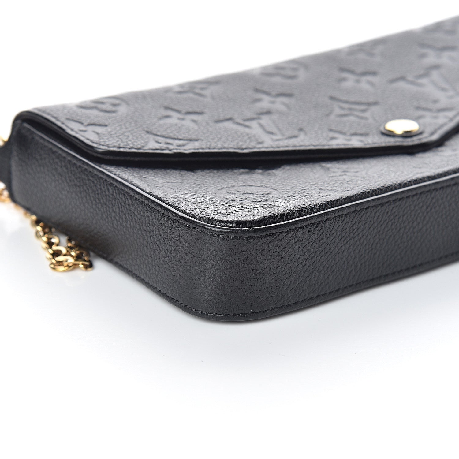 Louis Vuitton Empreinte Pochette Felicie Chain Wallet Black 7 of 8