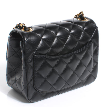 Chanel Lambskin Square Quilted Mini Flap Black 3 of 7
