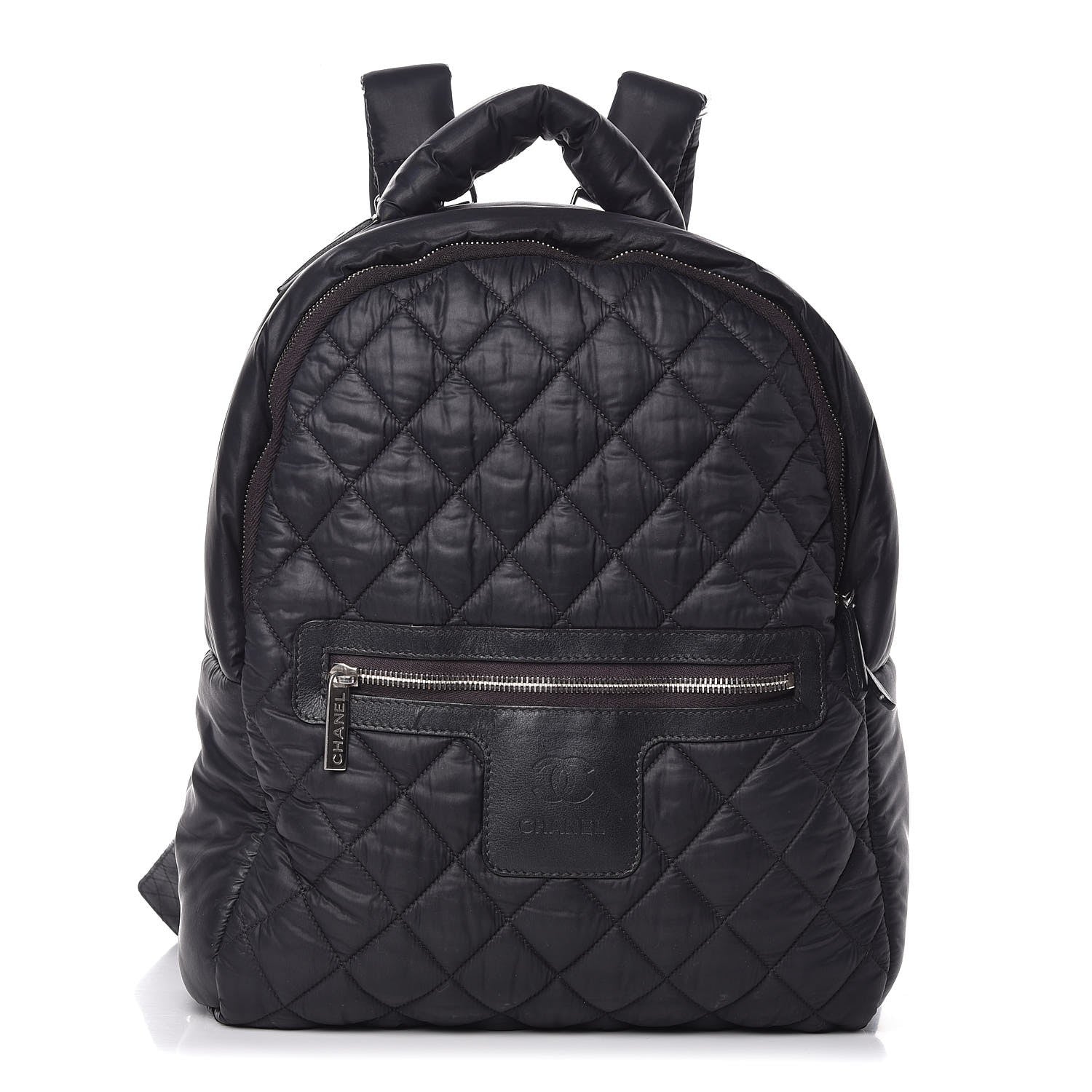 Chanel Nylon Quilted Coco Cocoon Backpack Black 1 of 8