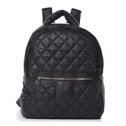 Chanel Nylon Quilted Coco Cocoon Backpack Black 1 of 8