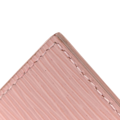 Louis Vuitton Epi Felicie Chain Wallet Zippered Insert Rose Ballerine 8 of 9