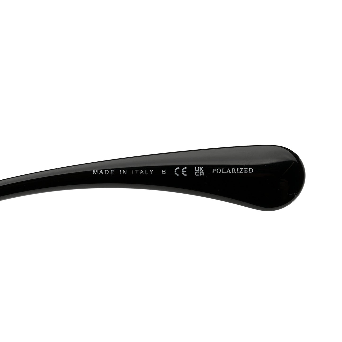 Acetate Polarized Butterfly Signature CC Sunglasses 5429-A Black