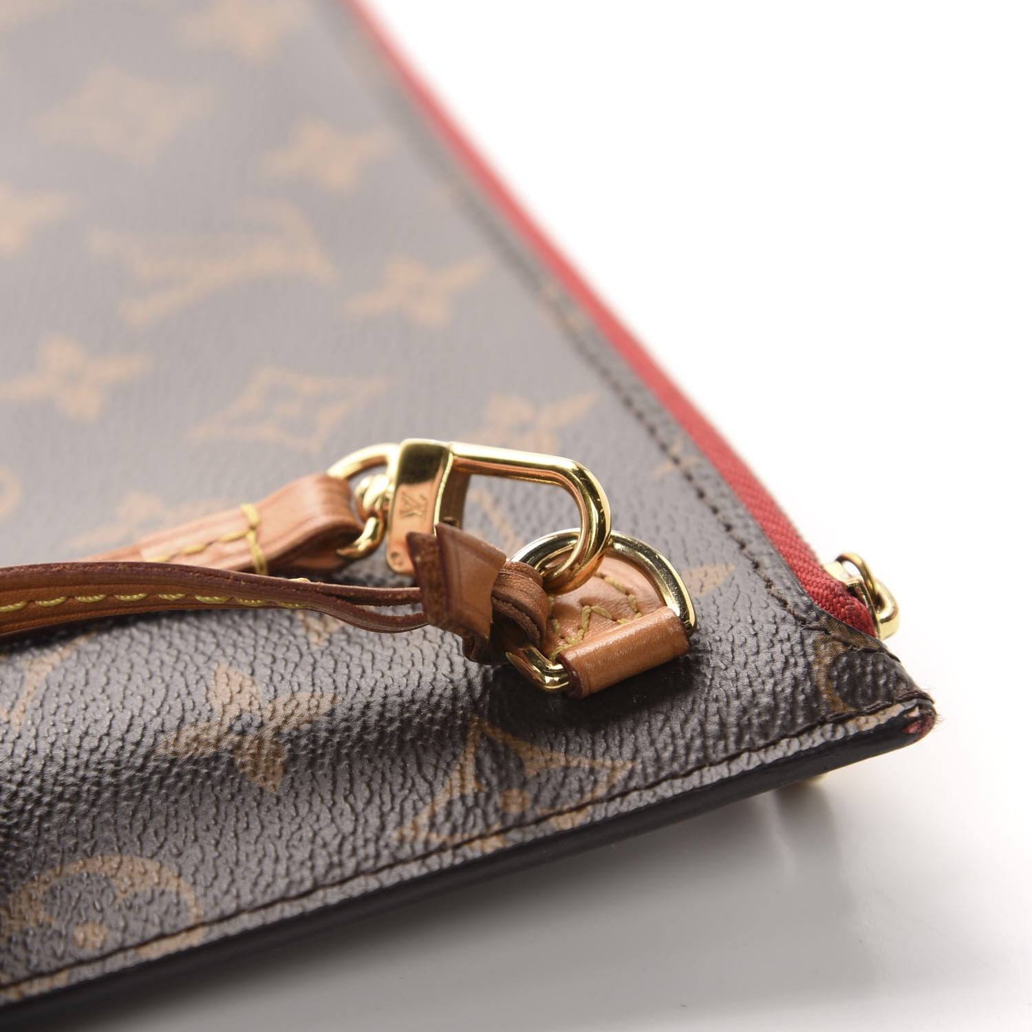 Louis Vuitton Monogram Neverfull MM GM Pochette Cherry 8 of 8