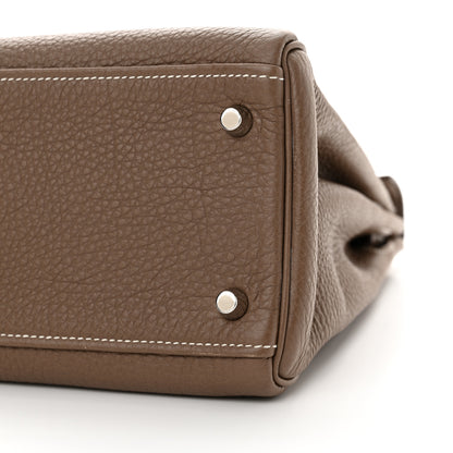 Hermes Togo Kelly Retourne 32 Etoupe 10 of 11