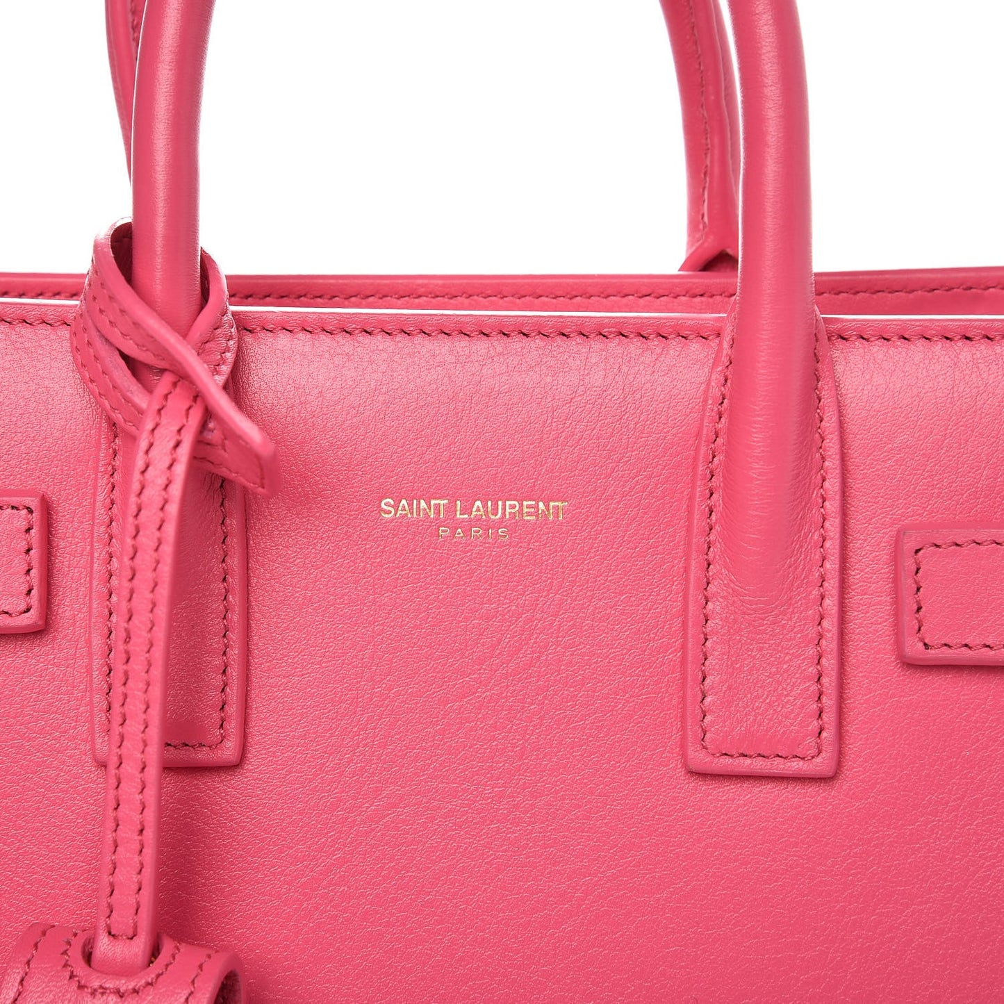 Calfskin Nano Sac De Jour Lipstick Fuchsia