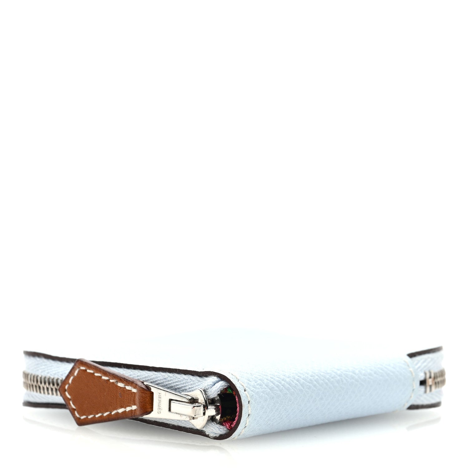 Hermes Epsom Silk'In Coin Purse Bleu Brume 4 of 7