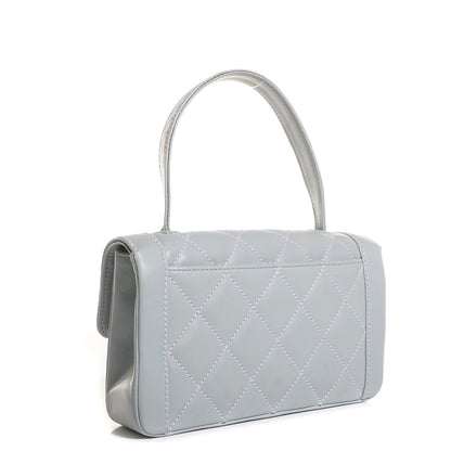 Chanel Calfskin Quilted Wild Stitch Flap Light Blue 3 of 8