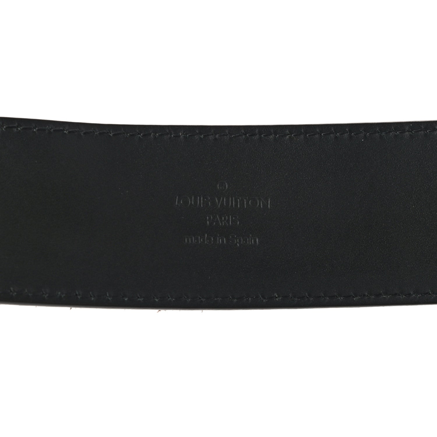 Louis Vuitton Suede Calfskin Mini Damier 40mm LV Initiales Belt 90 36 Moka 5 of 9