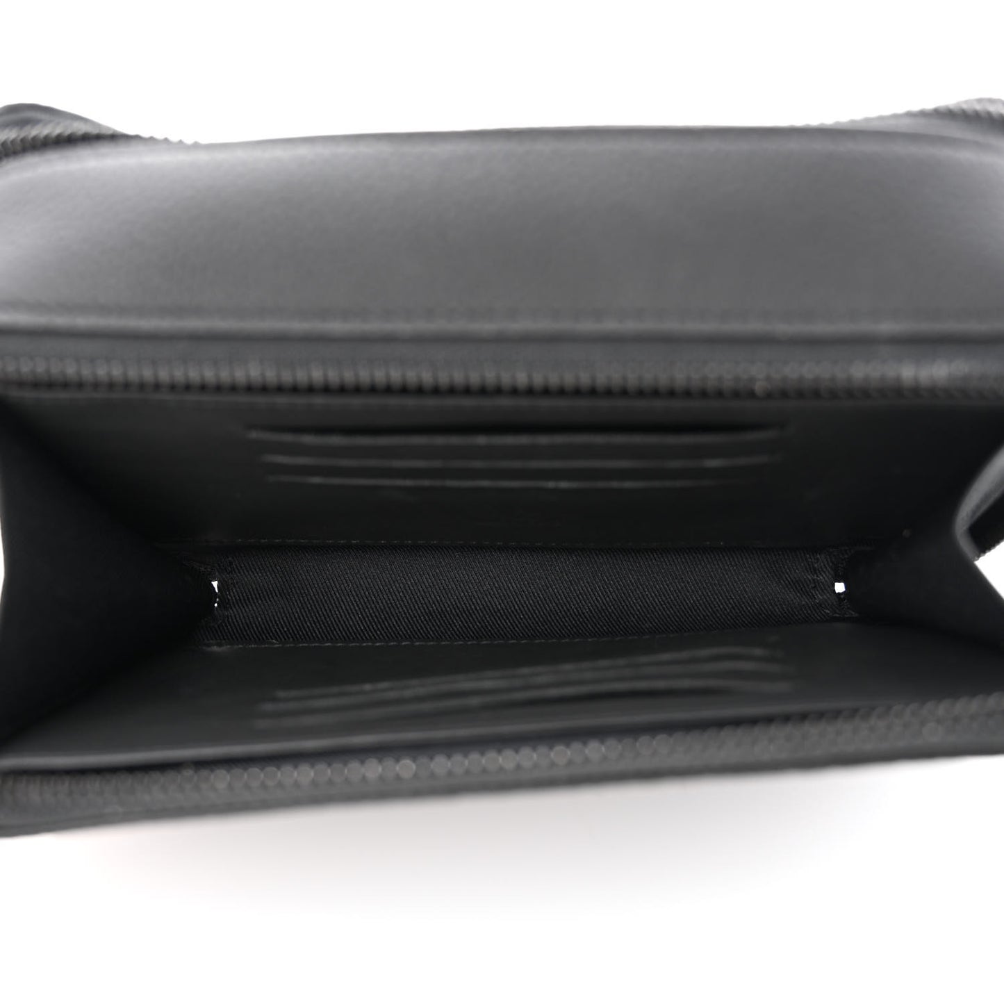 Calfskin Aerogram Alpha Wearable Wallet Black