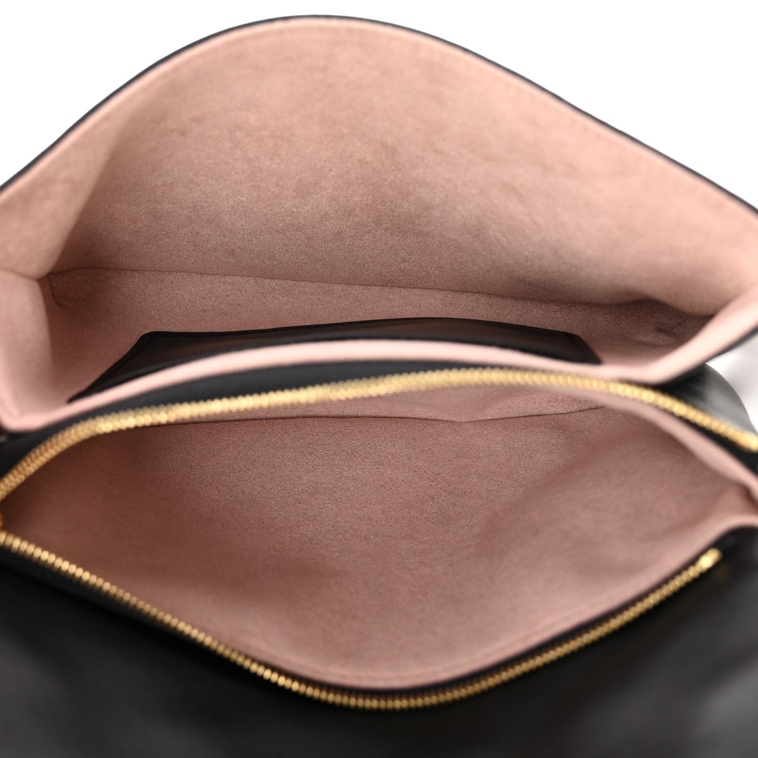 Louis Vuitton Lambskin Embossed Monogram Pochette Coussin Black 5 of 10
