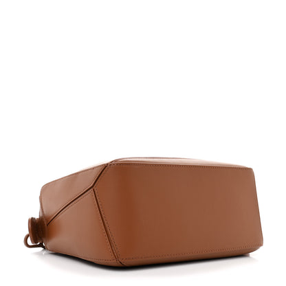 Loewe Satin Calfskin Small Puzzle Bag Pecan 4 of 9