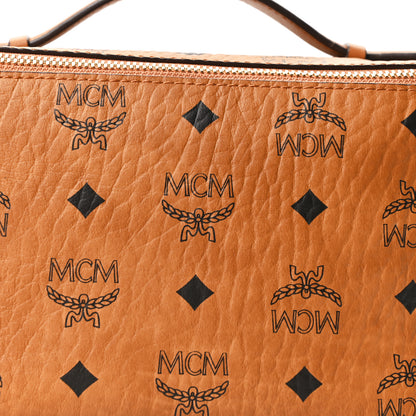 MCM Visetos Medium Ottomar Toiletry Bag Cognac 8 of 10