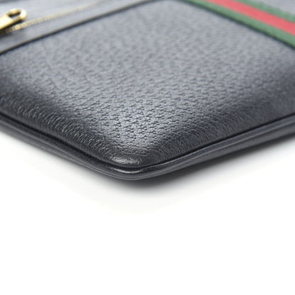 Gucci Calfskin Large Ophidia Pouch Clutch Black 8 of 10