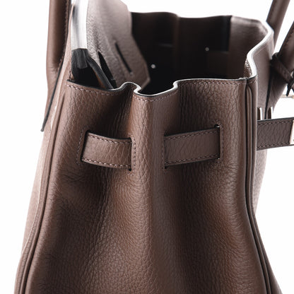 Hermes Taurillon Clemence Birkin 35 Cacao 15 of 32