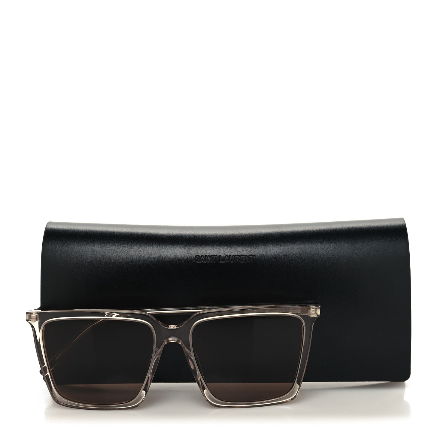 Transparent Acetate SL 474 Sunglasses Brown