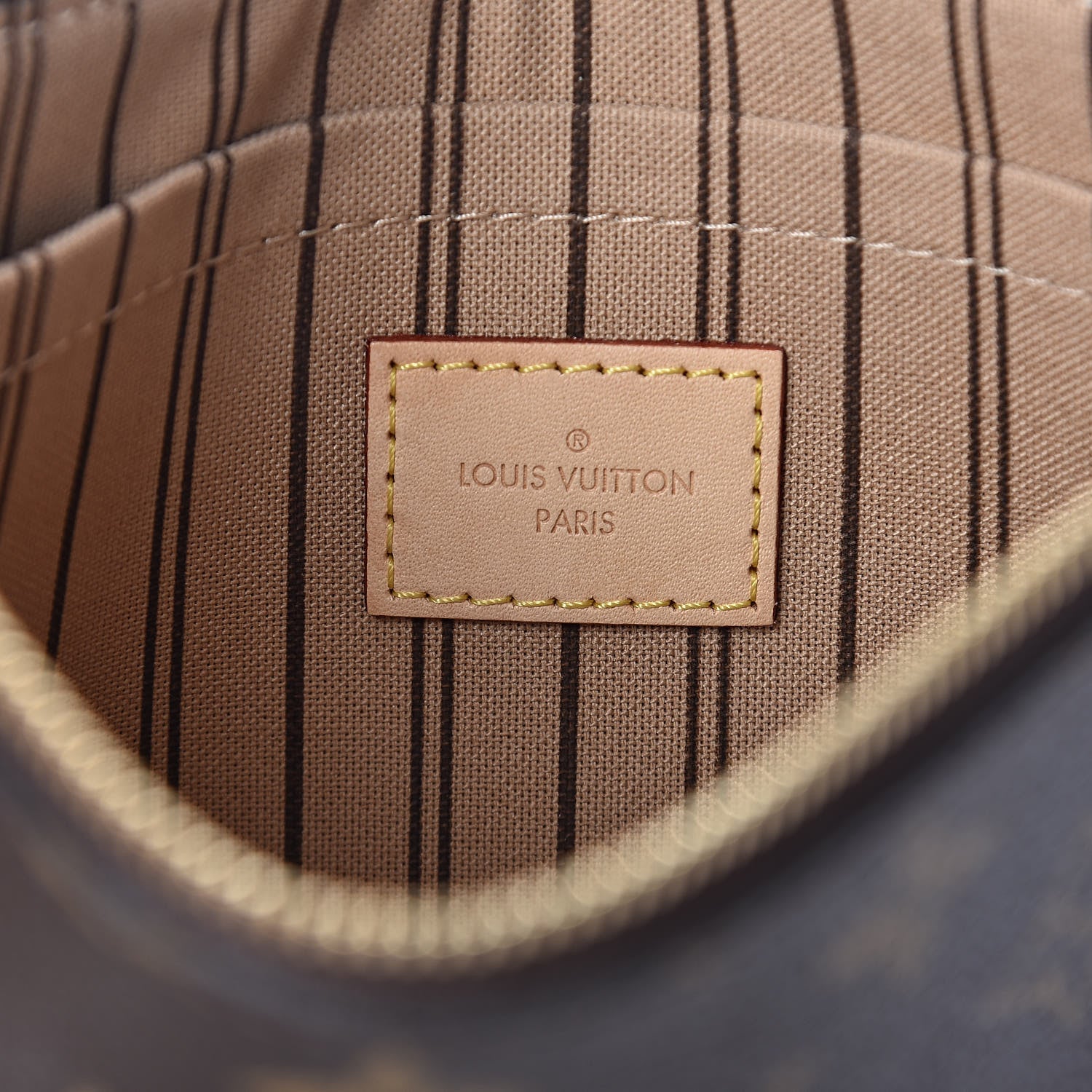 Louis Vuitton Monogram Neverfull MM GM Pochette 6 of 8