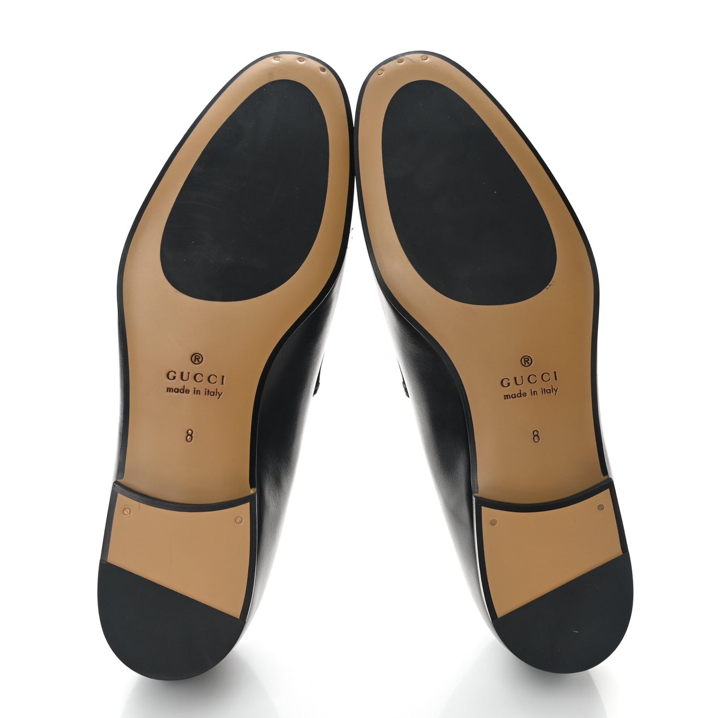Calfskin Horsebit Mens Jordaan Loafers 8 Black