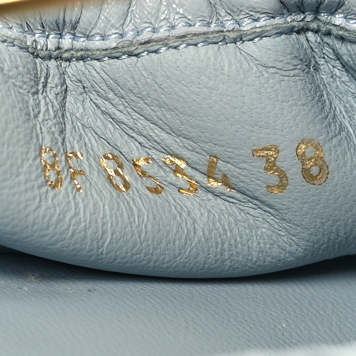 Vitello Filo Ballerina Flats 38 Blue