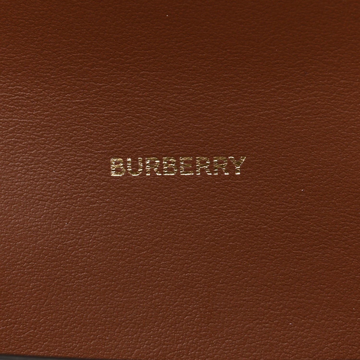 Burberry Vintage Check Grain Calfskin Halton Wallet Tan 7 of 7